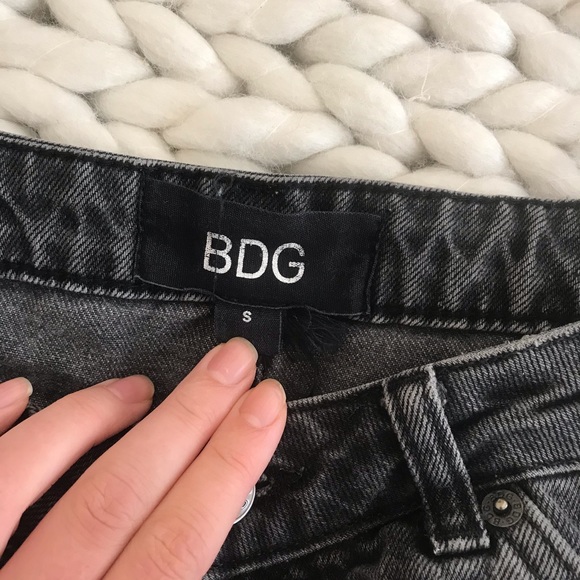 BDG black denim mini skirt - Picture 2 of 2
